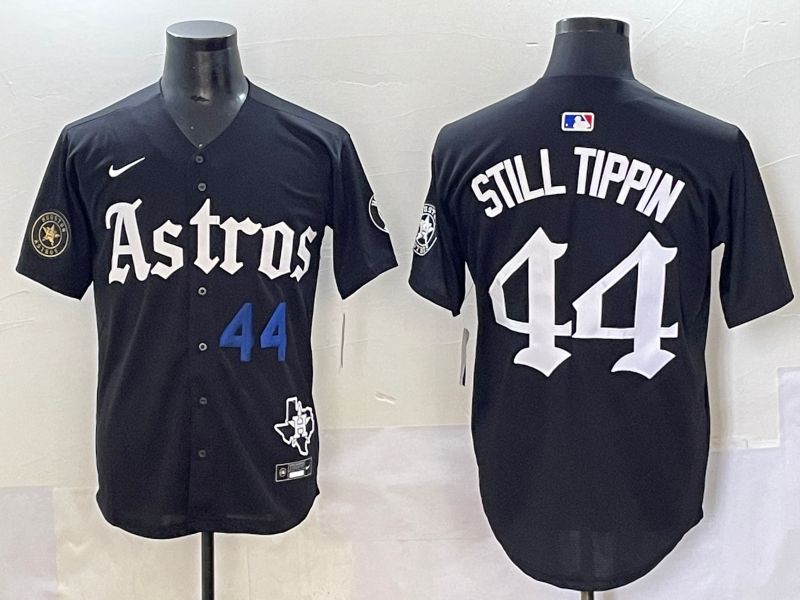 Men 2025 Houston Astros 44 Still Tippin Black Five generations Joint Name Nike MLB Jersey style 3